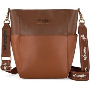 Wrangler Womens bucket handbag. Size 13"L x 5.5"W x 11.4"H.